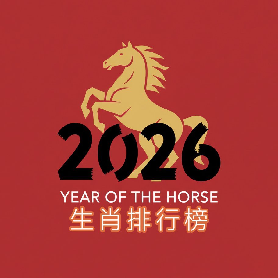 2026馬年最強『生肖運勢排行榜』出爐！你的生肖衝進前三名了嗎？